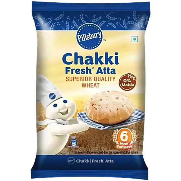 Pillsbury Chakki Fresh Wheat Atta: 5 kgs - 5kg