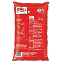 Kings Kachi Ghani Pure Mustard Oil Pouch: 900 g - 900g