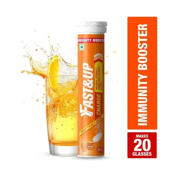  Fast & Up Charge Natural Vitamin C From Amla Extract & Zinc: 20 Unit - 20unit