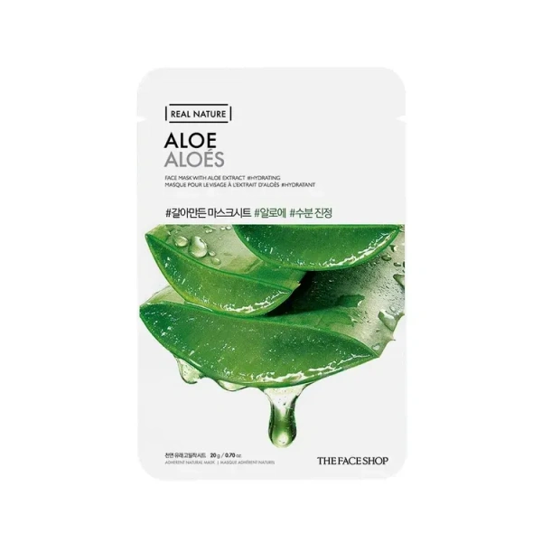 The Face Shop Real Nature Aloe Sheet Mask: 20 g - 20g