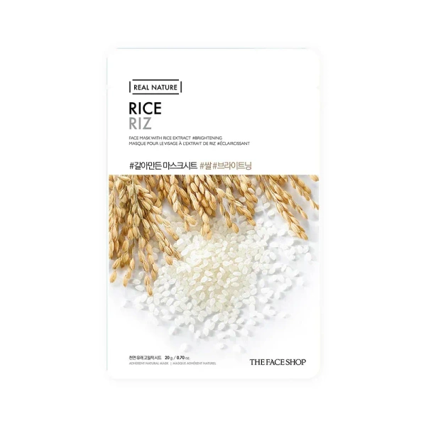 The Face Shop Real Nature Rice Sheet Mask: 20 g - 20 g