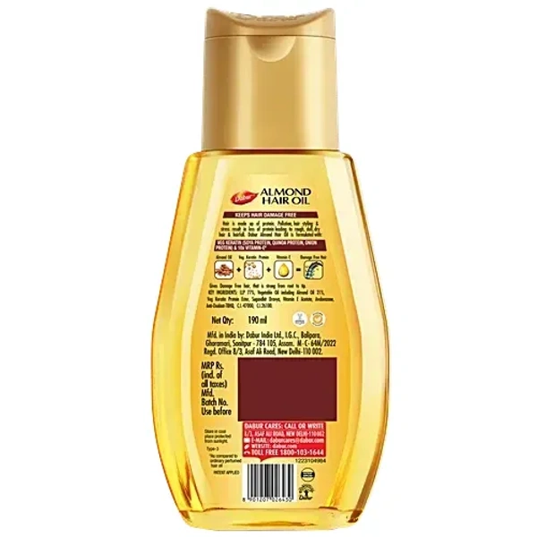Dabur Almond Hair Oil: 485 ml - 485ml