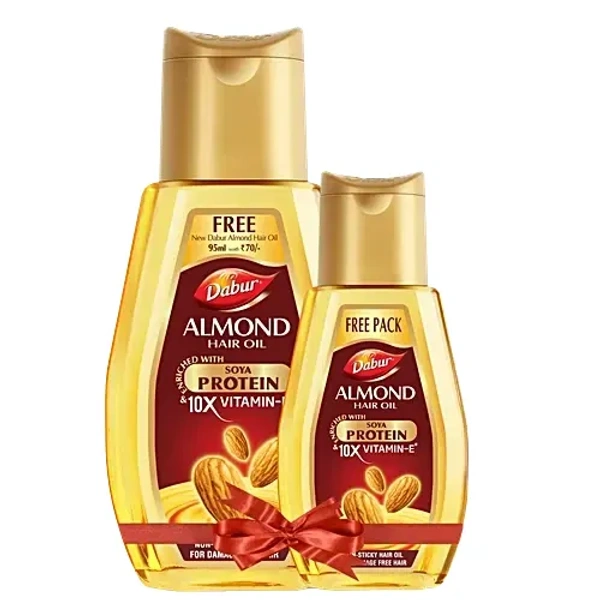 Dabur Almond Hair Oil: 485 ml - 485ml