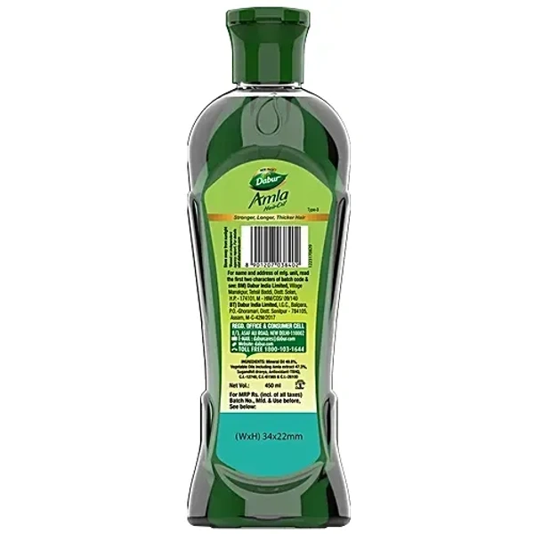 Dabur Amla Hair Oil: 450 ml - 450ml