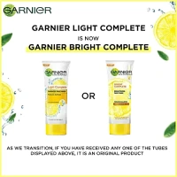 Garnier Bright Complete Face Wash - Lemon: 100 g - 100 g