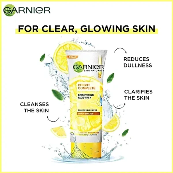 Garnier Bright Complete Face Wash - Lemon: 100 g - 100 g