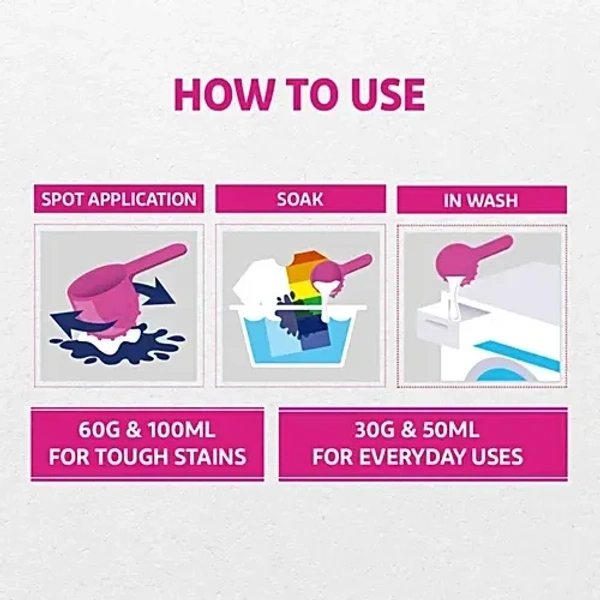 Vanish Oxi Action Fabric Liquid Stain Remover: - 800ML