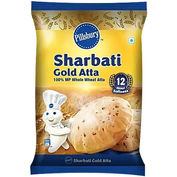 Pillsbury Sharbati Wheat Gold Atta: 5 kg - 5kg