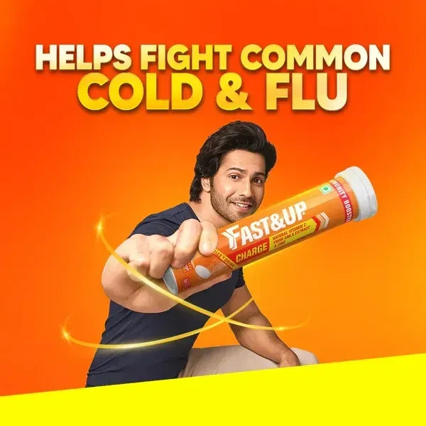  Fast & Up Charge Natural Vitamin C From Amla Extract & Zinc: 20 Unit - 20unit