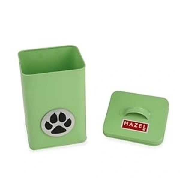 HAZEL Pet Food Container (Green) - 3200 ml: 1 Unit - 3200 ml: 1 Unit