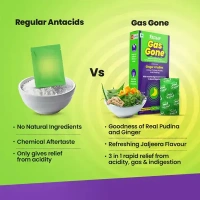 Fast & Up Gas Gone Instant Comfort From Symptoms Of Acidity & Bloating Tablets: 6 Unit - 6unit