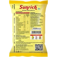 Sunrich Refined Sunflower Oil: 850 g - 1L