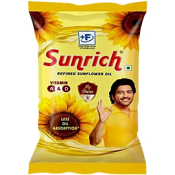 Sunrich Refined Sunflower Oil: 850 g - 1L