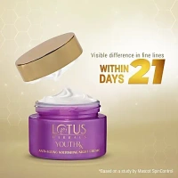 Lotus Herbals Youthrx Anti-Ageing Nourishing Night Creme: 50 g - 50