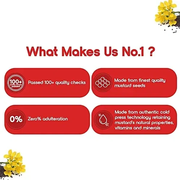 Fortune Kachi Ghani Mustard Oil (1 L): 910 g - 1L