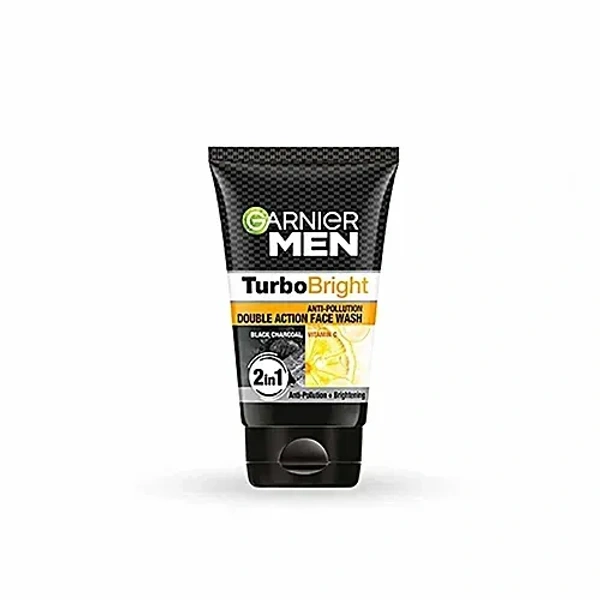  Garnier Men Turbo Bright Double Action Face Wash: 100 g - 100 g
