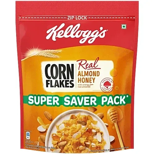 Kellogg's Corn Flakes with Real Almond & Honey: 1 kg - 1kg