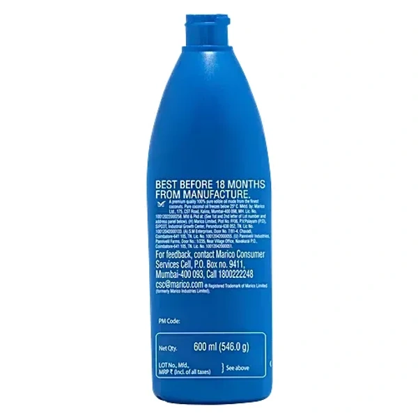 Parachute Parachute Coconut Oil: 600 ml - 600ml