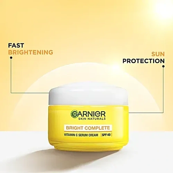 Garnier Garnier Bright Complete Vitamin C SPF 40 Serum Cream: 45 g - 45 g