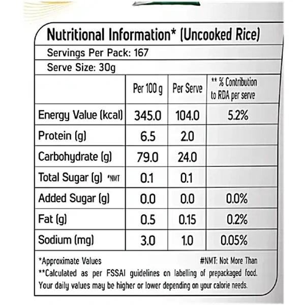 Fortune Hamesha Mini Dubar Basmati Rice (Broken): 5 kg - 5kg