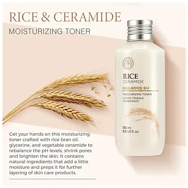 The Face Shop The Face Shop Rice Ceramide Moisturizing Toner: 150 Ml - 150