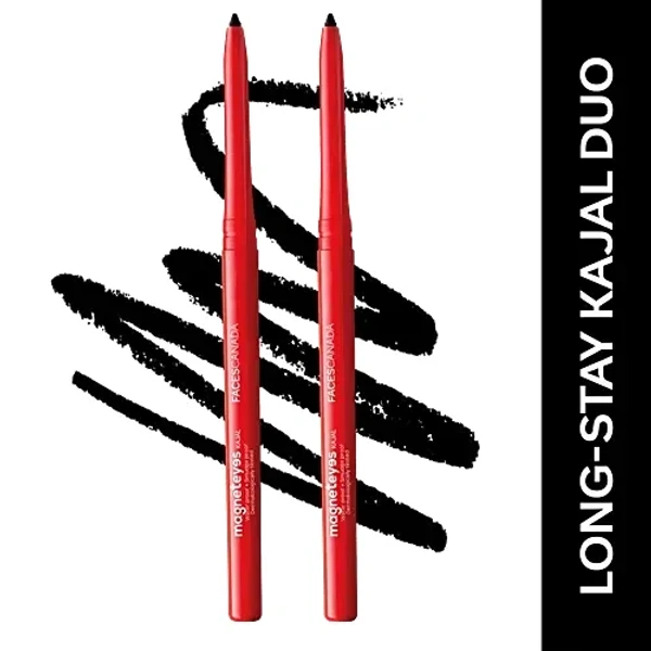 Faces Canada Magneteyes Kajal 2 In 1 - Black: 0.7 g - 0.7g