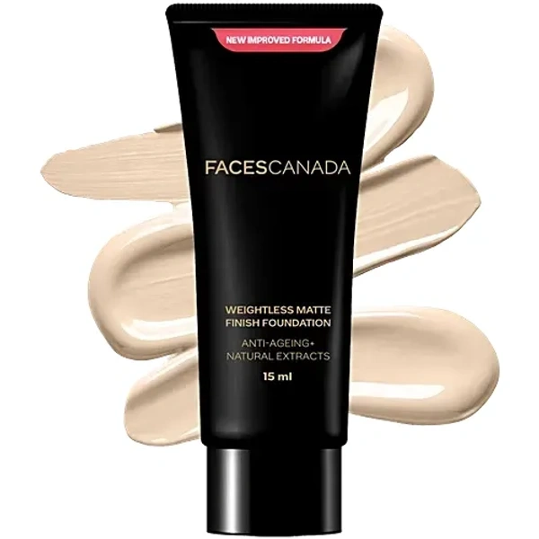  Faces Canada Faces Canada Matte Finish Foundation - Ivory 02: 15 ml - 15ml