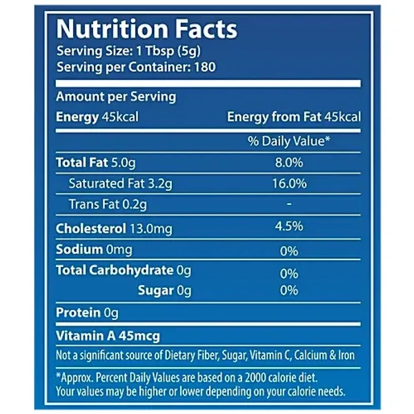 Yeole Brothers Cow Ghee Pouch (1 L): 900 g - 1L