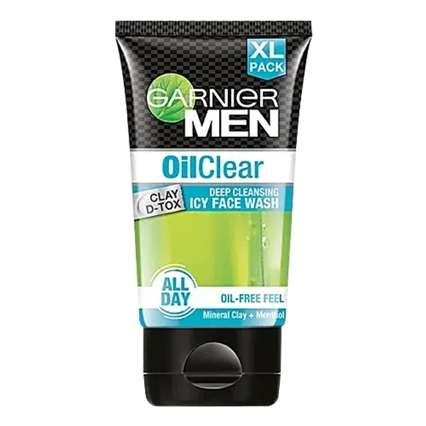 Garnier Men Oil Clear Deep Cleansing Facewash: 100 g - 100g