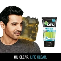 Garnier Men Oil Clear Deep Cleansing Facewash: 100 g - 100g