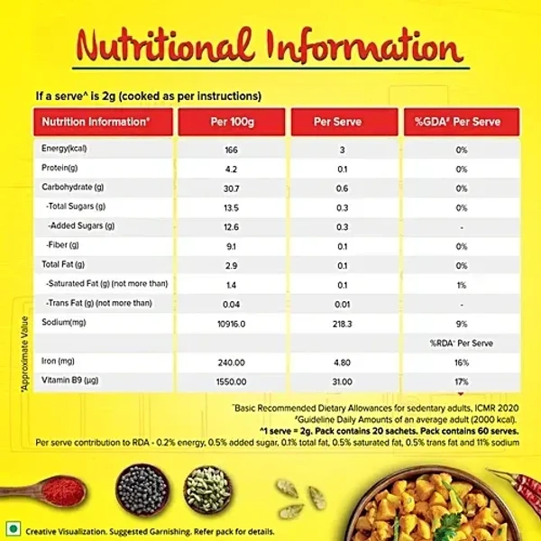 Maggi Masala Magic: 120 g - 120gm