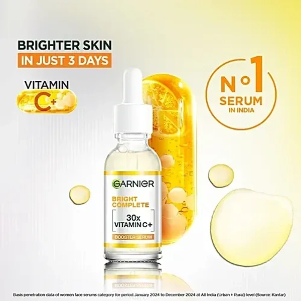 Garnier Garnier Bright Complete 30x Vitamin C Booster Face Serum: 15 ml - 15ml