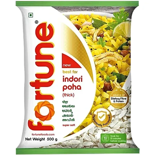  Fortune  Fortune Indori Poha: 500 g - Fortune