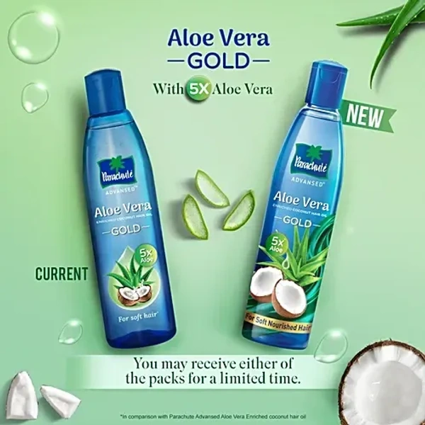 Parachute Advansed Aloe Vera Enriched Coconut Oil - Gold: 400 ml - 400ml