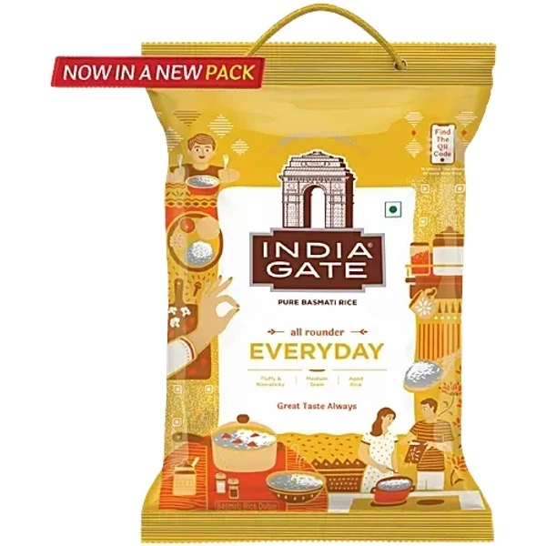  India Gate India Gate Everyday Basmati Rice: 5 kgs - 5kg