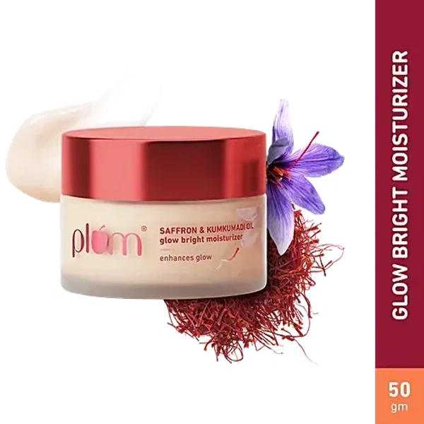  Plum Saffron & Kumkumadi Oil Glow Bright Moisturizer: 50 g - 50 g