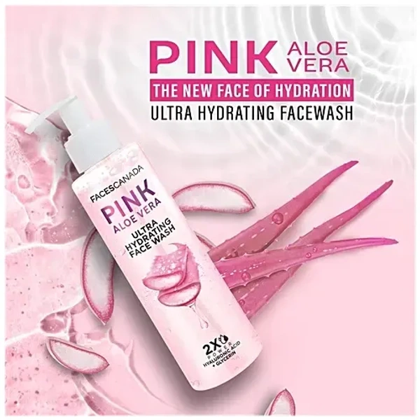 Faces Canada Pink Aloe Vera Ultra Hydrating Face Wash: 100 ml - 100ml