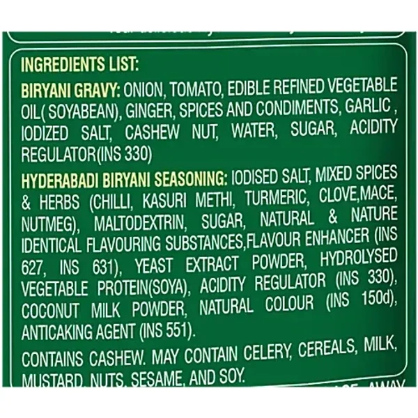 India Gate Classic Hyderabadi Biryani Masala: 70 g - 70g