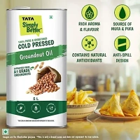 Tata Simply Better Cold Pressed Groundnut Oil (5 Liter ): 4.55 kg - 5L