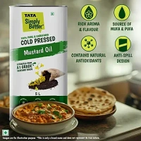 Tata Simply Better Cold Pressed Mustard Oil (5 Liter ): 4.55 kg - 5L