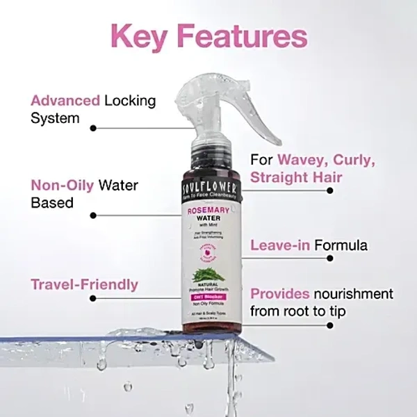 Soulflower Rosemary Mint Extract: 100 ml - 100,ml