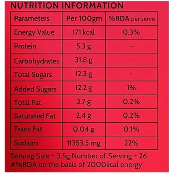Snapin Pasta Masala: 90 g - 90g