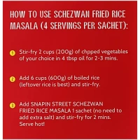Snapin Street Schezwan Fried Rice Masala: 100 g - 100g