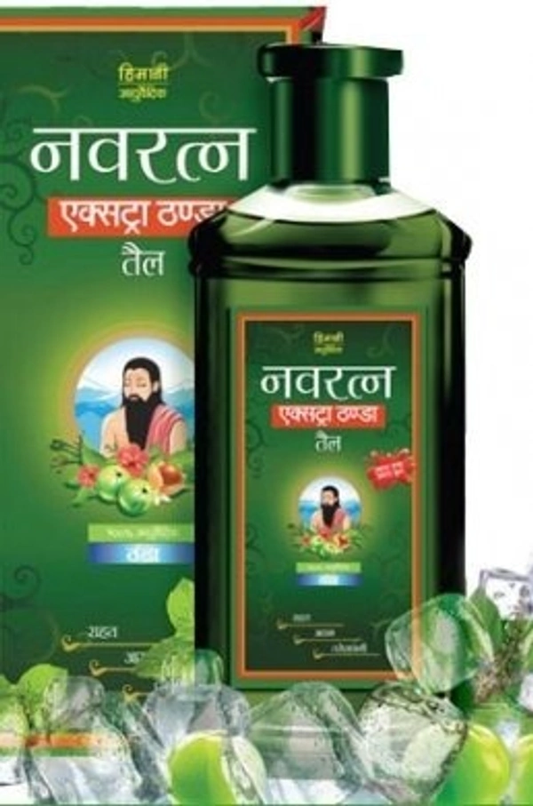 Navratna Extra Thanda Ayurvedic Oil: 300 ml - 300