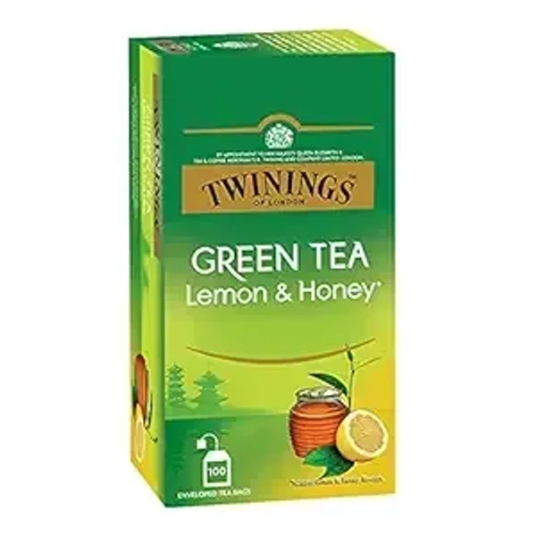 Twinings Green Tea Lemon & Honey: 100 Tea-Bags - 100 Tea-Bags