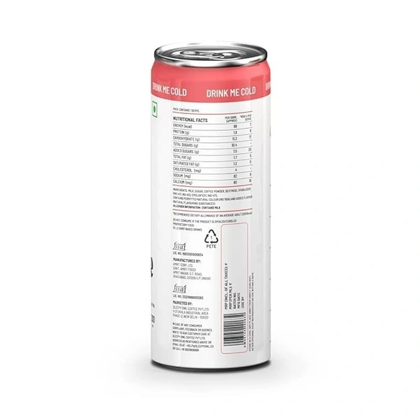 Sleepy Owl Cold Coffee Can Classic: 230 ml - 230ML