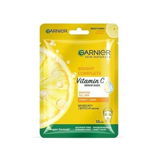  Garnier Serum Bright Complete Mask Lemon: 28 g - 28g