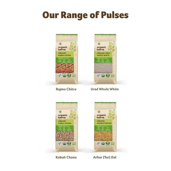 Organic Tattva Urad Dal White Split: 500 g - 500g