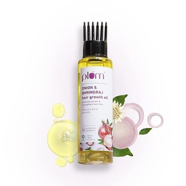 Plum Onion & Bhringraj Hair Growth Oil: 100 ml - 100ml