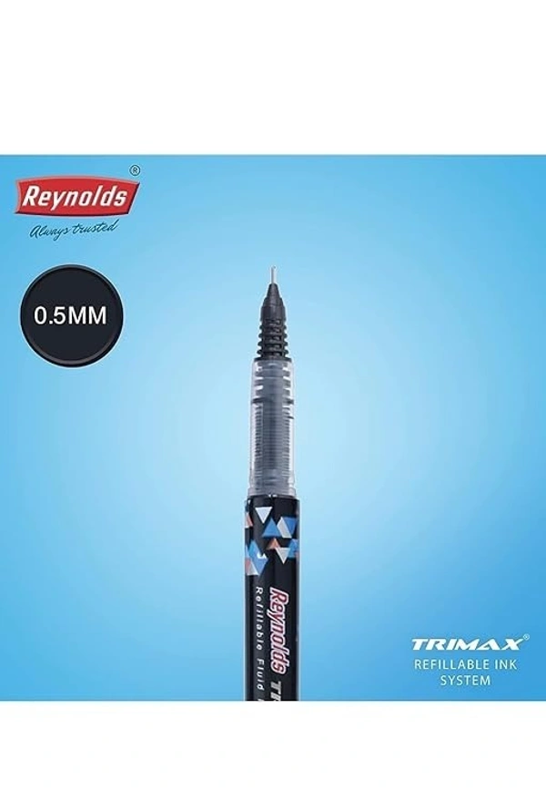 Reynolds Trimax Ball Pen - Blue: Pack of 3 - Pack of 3